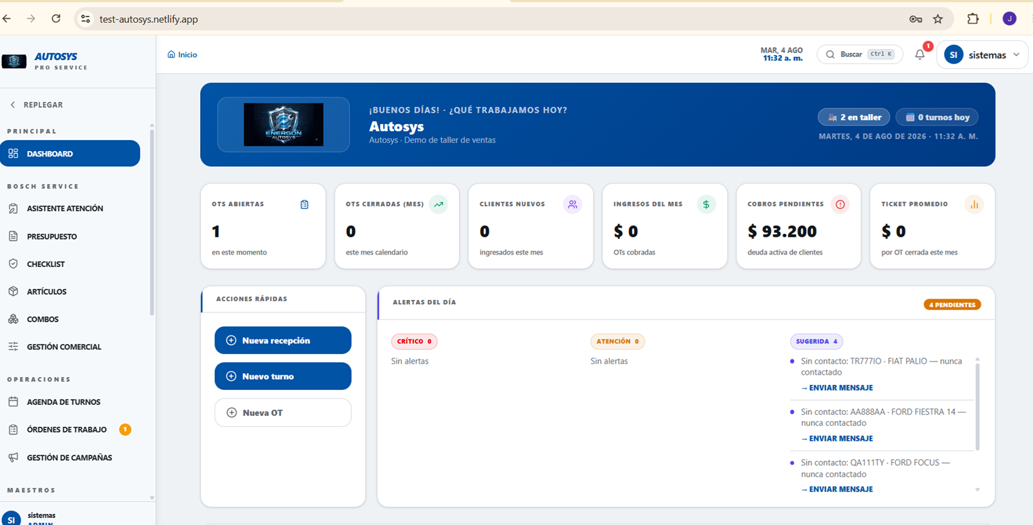 Panel de Control